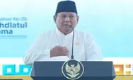 Buka Muktamar ke 35 NU di Jombang, Prabowo: Saya Tidak Mengatur Ini Semua