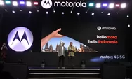 Moto g45 5G Resmi di Indonesia: Smartphone 5G Stylish dengan Harga Terjangkau