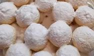 Ide Cemilan Hari Raya Idul Fitri: Resep Putri Salju Manis Pakai 3 Kuning Telur
