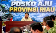 Prabowo Tinjau Langsung Karhutla di Kalbar, Minta Penanganan Bergerak Cepat dan Terpadu