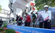 Pimpin Groundbreaking Taman Brillian Park Semarang, Mbak Ita Berharap Jadi Ikon Baru RTH Kota Semarang