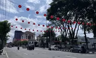 Kota Semarang Bersolek dengan Lampu Lampion Jelang Perayaan Imlek 2025
