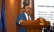 Prof Mahfud MD Sampaikan Pidato Ilmiah di Upacara Senat Terbuka Dies Natalis ke-38 USM