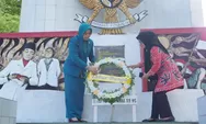 Pimpin Hari Ibu, Herfida Muchtar Pimpin Ziarah Makam Pahlawan dan Anjangsana