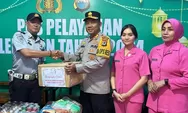 Apresiasi Kepada Petugas Pos Ketupat 2024, Kapolres Bulukumba Bagikan Bingkisan