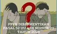 Mengejutkan! Inilah 10 Penyebab PPPK Diberhentikan Pasal 52 UU ASN Nomor 20 Tahun 2023, Bahkan Jika Sehat dan Rajin Hadir