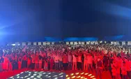 Tanpa Mobilisasi, Ribuan Simpatisan dan Relawan Hadir di Launching Program JADIMI di Lapangan Ujunloe