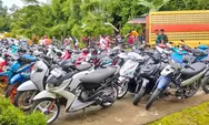 Razia Balap Liar, Polsek Bulukumpa Amankan 82 Motor di Bulukumba