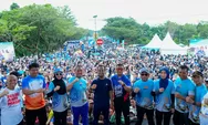Gubernur Andi Sudirman Sulaiman Jadi Rebutan Swafoto di Fun Run Luwu Timur 2025 dan Anti Mager Sulsel
