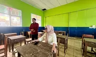 Tinjau Sekolah di Pelosok, Bupati Barru Soroti Kebersihan dan Kondisi Kelas