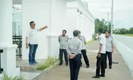 Persiapan Peresmian Masjid Baiturrahman H Lawe Zam Zam Centre, Wabup Barru Fokus pada Drainase dan Area Parkir