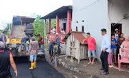 10 Tahun Baru Perbaikan, Bupati Bantaeng Tinjau Langsung Pengaspalan Jalan di Onto