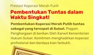 Barru Tercepat Se-Sulsel: Rampungkan 55 Koperasi Merah Putih, Bupati Andi Ina Raih Penghargaan Kemenkumham