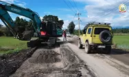 Perbaikan Rekonstruksi Jalan Ruas Paleteang–Malimpung–Batas Enrekang, Warga Pinrang Sambut Antusias