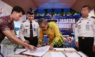 Pj Sekda Barru Hadiri Sertijab Karutan, Tekankan Kolaborasi dan Prestasi Nasional