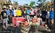 Rumah Warga di Ujung Bulu Terbakar, Dinsos Bulukumba dan Tagana Turun Beri Bantuan