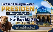 Bulukumba Berkurban 1.936 Ekor, Satu Ekor Sapi Bantuan Presiden RI