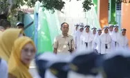 Pimpin Upacara Hari Pertama Masuk Sekolah, Syahruni Haris Titip Pesan untuk Siswa dan Guru