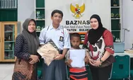 BAZNAS Bulukumba Bantu Seragam Sekolah, Fajar Kembali Mengenyam Pendidikan Lewat Program ATS