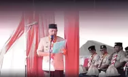 Hari Pramuka ke-65, H. Safiuddin Hadiri Apel Besar dan Pelepasan Kontingen Jamnas XII