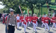 Polres Bulukumba Kawal Gerak Jalan Indah HUT ke-81 RI, 100 Personel Diterjunkan