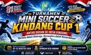 Semarak HUT RI ke-81, Desa Kindang Gelar Turnamen Mini Soccer Antar Dusun