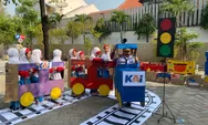 Siswa KB-TK Al Muslim Rayakan Hari Kereta Api
