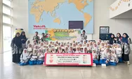 Siswa SD Al Falah Darussalam 2 Kunjungi Pabrik Yakult