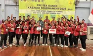 Ditaklukkan Thailand di Final, Tim Kabaddi Putra dan Putri Indonesia Sumbang Medali Perak