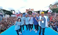 Satu Putaran! Prabowo Subianto Meriahkan Kirab Kebangsaan di Semarang, Disambut Ratusan Ribu Warga