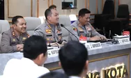 Kapolresta Malang Kota Pimpin Rakor Lintas Sektoral, Pastikan Kesiapan Ops Ketupat Semeru 2025