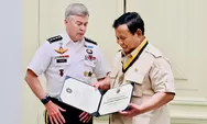 Prabowo Dapat Medali Kehormatan dari Komando Operasi Khusus AS