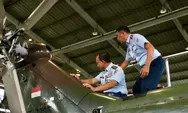 Wakasau Tinjau Pemeliharaan Helikopter H225M Caracal di Skatek 024 Bogor, Jaga Kesiapan Operasional TNI AU