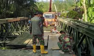 TNI AD Rampungkan Jembatan Modular 21 Meter di Simalungun, Akses Warga Dolok Maraja Pulih