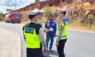 Satlantas Polres Bintan Terus Edukasi Pengendara Patuhi Aturan Lalu Lintas 