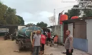 Polsek Batu Ampar Amankan Hari ke-23 Pendistribusian Air Bersih Pemerintah di Tanjung Sengkuang dan Batu Merah
