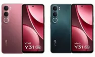 Desain vivo Y31D Cantik dengan Dynamic Light