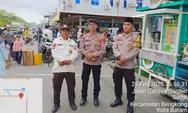 Polsek Bengkong Laksanakan Pengamanan Pasar Tumpah dan Bazar Ramadhan, Situasi Aman dan Kondusif
