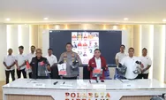 Kapolresta Barelang Pimpin Konferensi Pers Pengungkapan 34 Tersangka Hasil Operasi Liong Seligi 2026