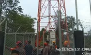 Polsek Batu Aji Bersama Tim Gabungan Berhasil Amankan dan Evakuasi Pemuda dari Tower