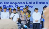 Kapolri Pimpin One Way Nasional, Imbau Pemudik Prioritaskan Keselamatan