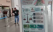Cegah Karhutla Sejak Dini, Polsek Bandara Hang Nadim Hadirkan Video Tron Himbauan di Terminal Bandara
