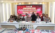 Kapolda Kepri Pimpin Konferensi Pers Pengungkapan Pencurian Fasilitas Publik yang Meresahkan Masyarakat Batam