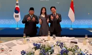Momen Prabowo Bertemu Carmen Hearts2Hearts, Kompak Lakukan Simbol Jari Hati