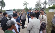 Kapolresta Barelang Mendampingi Kapolda Kepri dan Wakil Wali Kota Batam dalam Pengecekan Lahan dan Sekolah di Kecamatan Galang