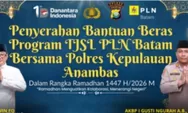 PLN Batam, Polres Anambas, dan Mahasiswa Bagikan Sembako Jelang Idulfitri 1447 H di Siantan