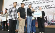 Walikota Batam Serahkan Santunan Jaminan Kematian BPJS Rp420 Juta kepada 10 Ahli Waris