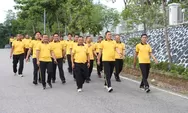 Tingkatkan Kebersamaan dan Kesehatan Personel, Polresta Barelang Laksanakan Senam Aerobik Bersama