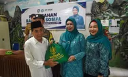 TP PKK Kepri Serahkan Bantuan Sembako pada 500 Warga Terserang Malaria di Kampung Tanjungsebauk