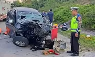 Tragedi Perjalanan Pulang Liburan, Empat Anggota Keluarga Meninggal Dunia di Tol Lampung